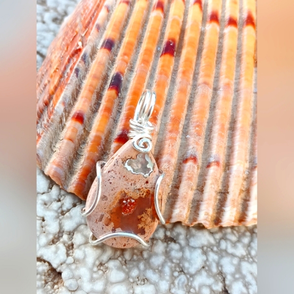 Mexican Cantera Opal Pendant Sterling Silver - Picture 11 of 16